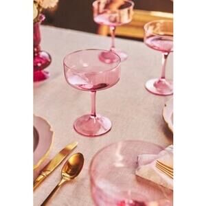 Anthropologie Morgan Coupe Glasses, Set of 4